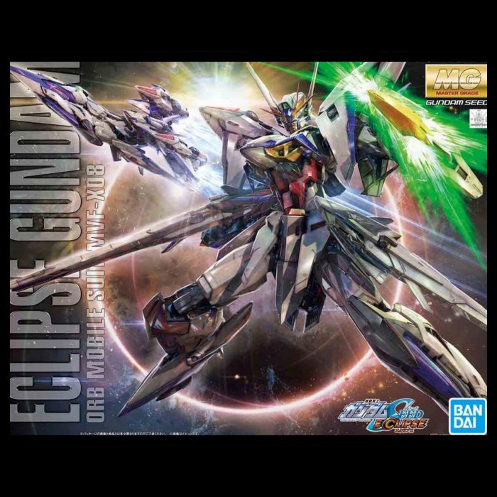 Bandai MG 1/100 Eclipse Gundam + base, seed destiny no strike freedom
