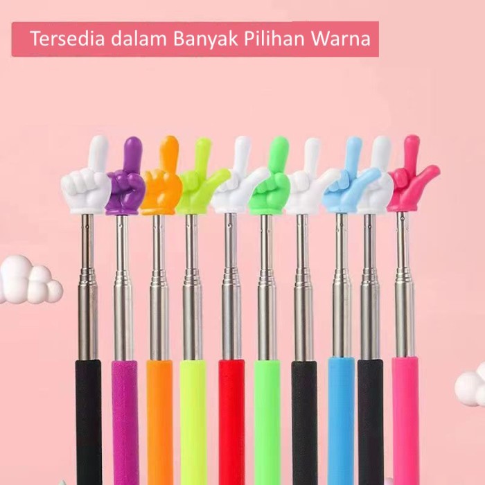 

[LOGU] Tongkat Penunjuk Papan Tulis, Tongkat Tunjuk Telescopic 55 Cm