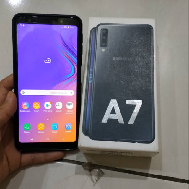 Samsung A7 2018 Ram 6GB Rom 128GB Bekas Original