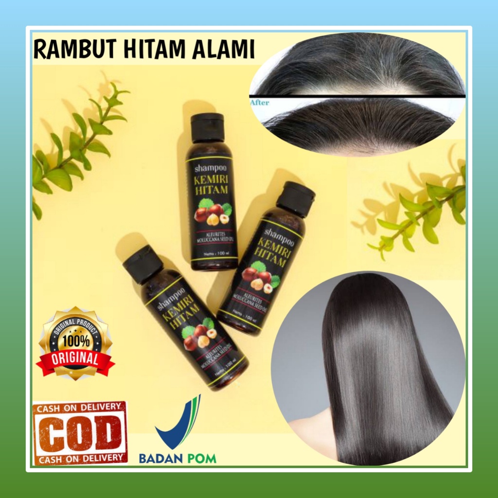 Shampoo Kemiri Hitam Nove - Shampo Kemiri Hitam Nove BPOM Original - Shampo Kemiri - Shampo Penumbuh