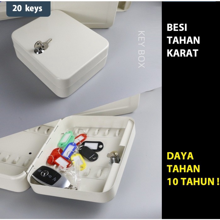 KEY BOX TEMPAT PENYIMPANAN KUNCI BRANKAS TEMBOK BOX GANTUNGAN KUNCI a