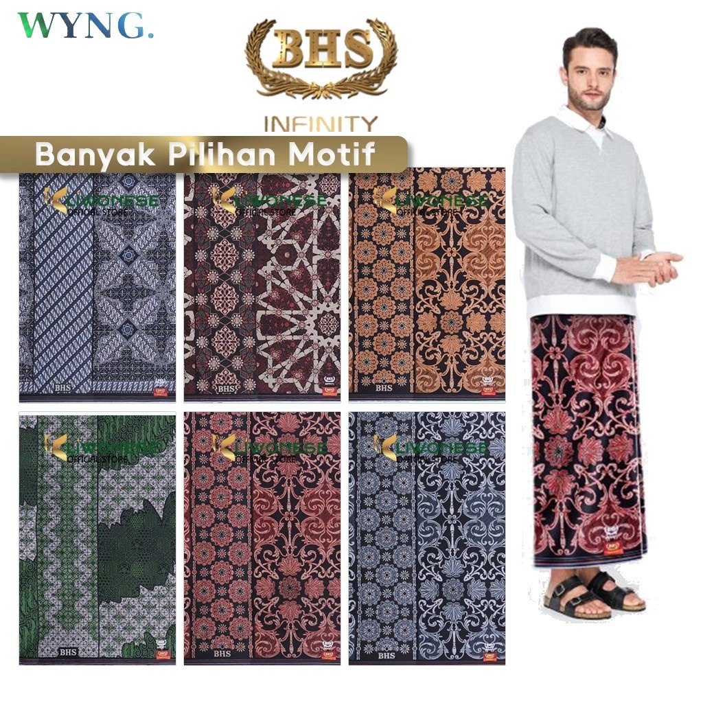 SARUNG BHS INFINITY BATIK GOLD ORIGINAL SARUNG BHS