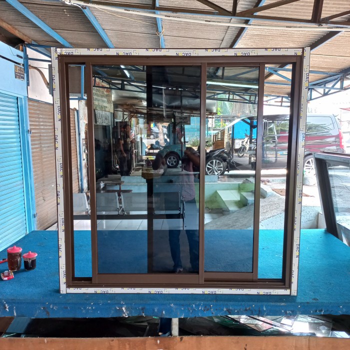 Promo Jendela Alumunium 100 X150 | Kusen Alumunium | Bovenli Alumunium (Alumunium window)