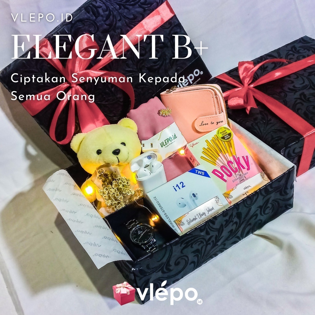 (VLEPO ELEGANT B+) Kado Special Cewek Kado Ulang Tahun Anniversary Hadiah Natal Hadiah Ulang Tahun H