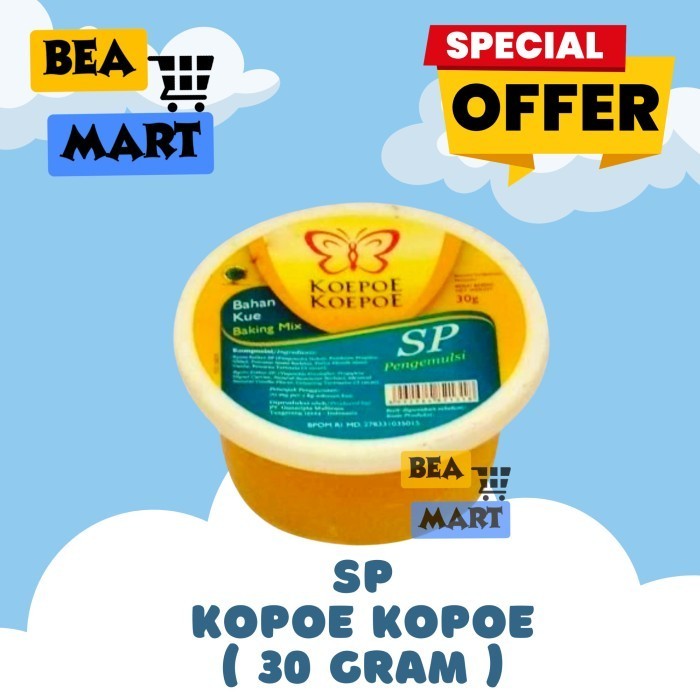 

SP Koepoe Kopoe 30 gr | Pengembang Pengelmusi Kue Kupu Kupu 30gr Kecil