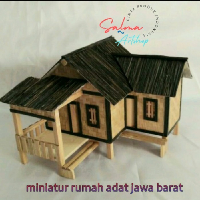 ✔Girya.Syo✔ - READY miniatur rumah adat jawa barat koleksi miniatur rumah adat sunda