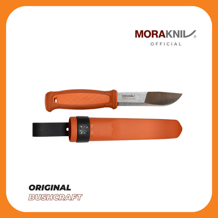 Morakniv Kansbol with Polymer Sheath - Pisau Bushcraft Stainless Steel