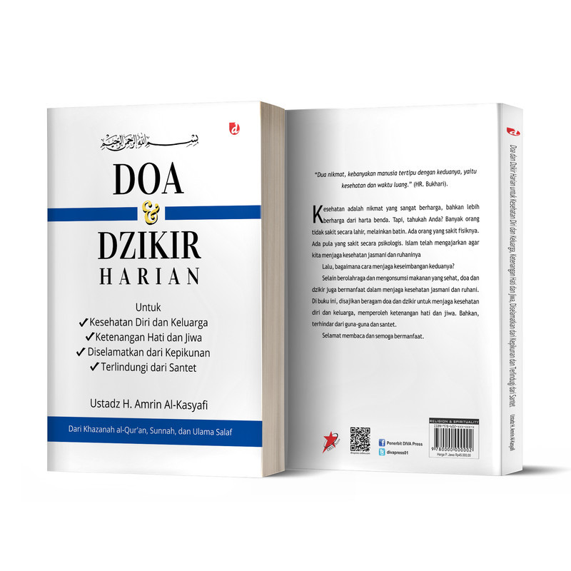 Buku Doa dan Dzikir Harian untuk Kesehatan Diri dan Keluarga, Ketenangan Hati dan Jiwa - DIVA Press