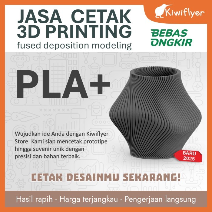 Cetak 3D Printing PLA+ / Custom 3D Printing PLA+