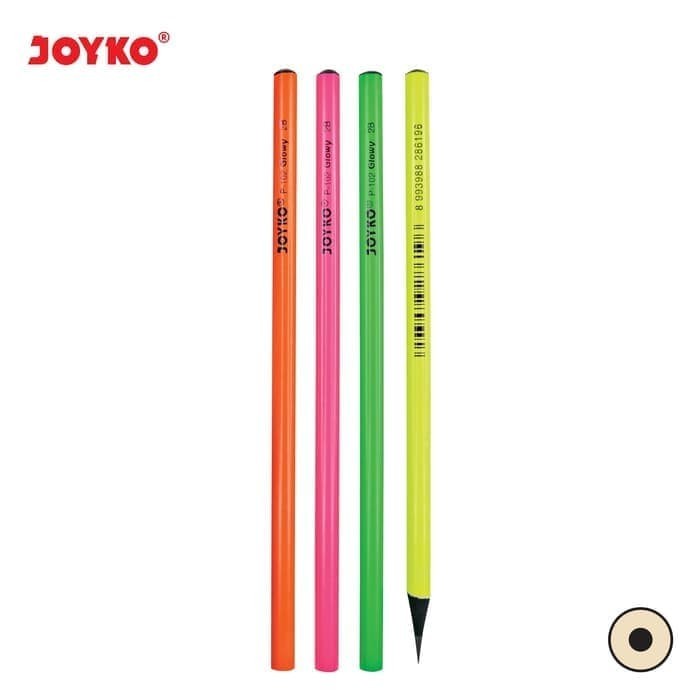 

Pencil / Pensil Joyko P-102 / 2B / Glowy / 1BOX ISI 12PCS