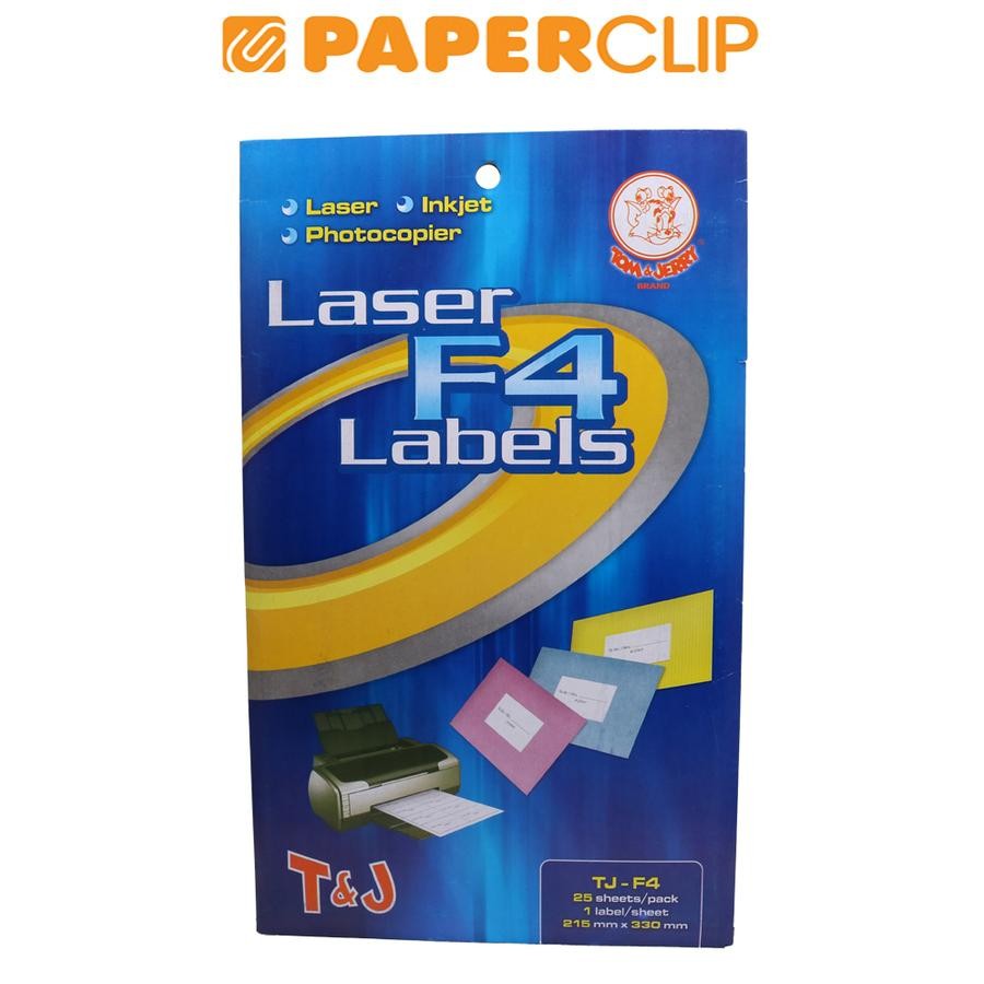 

LABEL T&J F4 LASER TJ-F4 25S