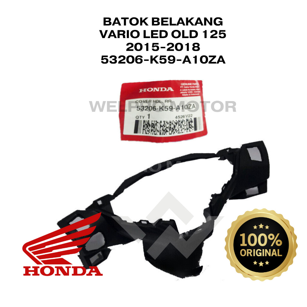 Batok Belakang Vario Led Old 125-150 2015-2018 Ori Honda AHM