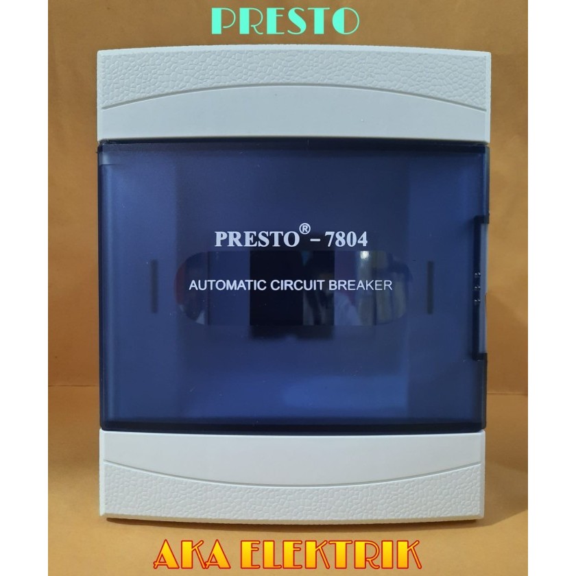 Box Mcb Presto 4 Group + Cover 3804-5804-7104-7804