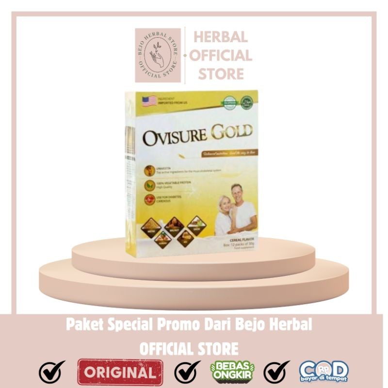

OVISURE GOLD MILK SUSU OBAT TULANG DAN SENDI YG SEHAT 100% DIMFOR USA