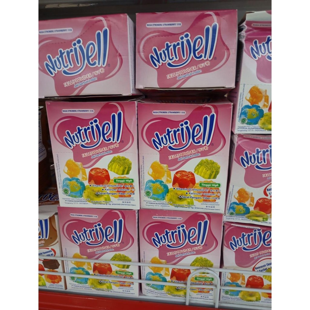 

NUTRIJELL BUAH 1 KOTAK ISI 12 PCS-NUTRIJEL JELLY INSTAN BUBUK