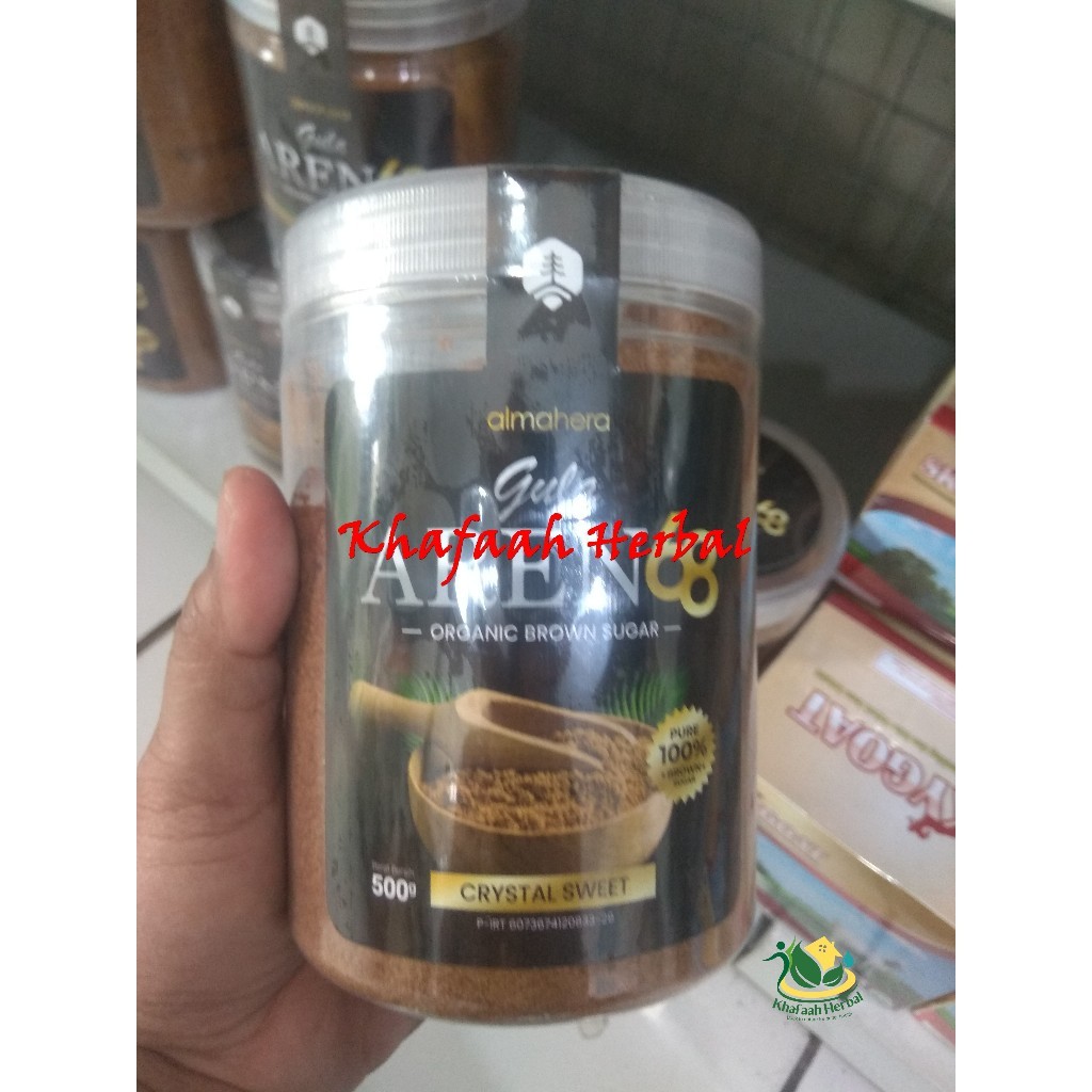 

ALMAHERA GULA AREN 68 ORGANIC BROWN SUGAR 500 GRAM