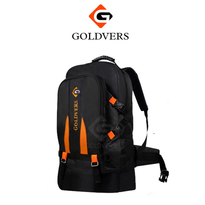 ✔E.SYO✔ - BEST SELLER Tas Ransel Pria Carrier Goldvers Backpack 50L Gunung Hiking Travel Bag