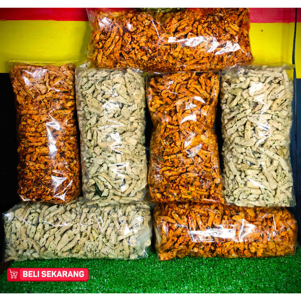 

Basreng kiloan daunjeruk 1kg, basreng pedas , basreng original daun jeruk, rempah alami kriuk gurih enak