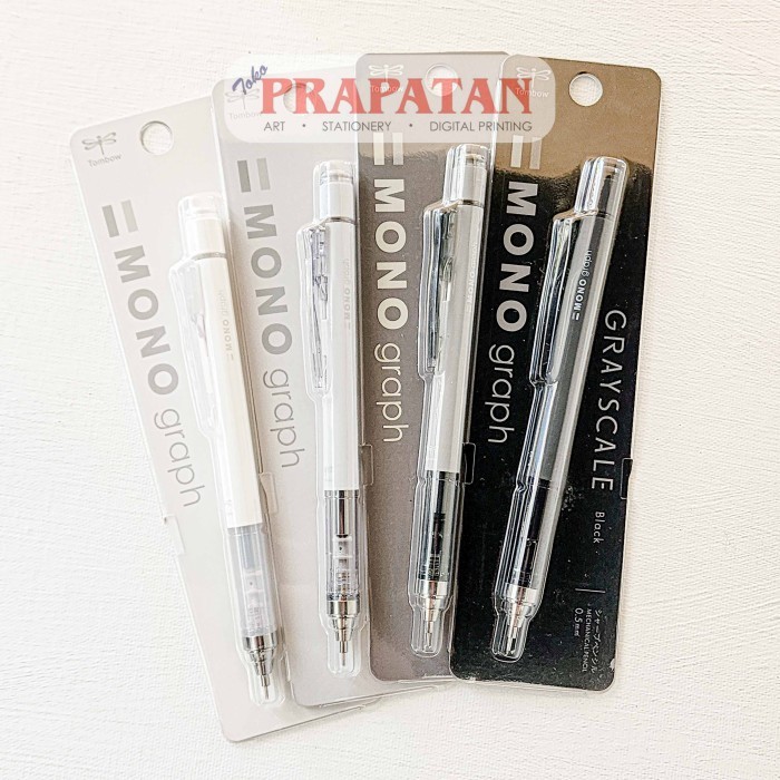 

Tombow Monograph Mechanical Pencil 0.5mm / Pensil Mekanik - DPA-146C L.GRAY