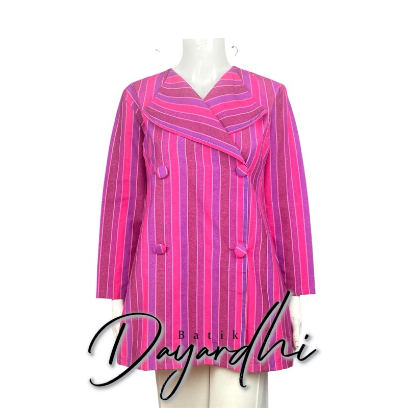 LURIK Dayardhi Atasan lurik baju lurik wanita bluse lurik