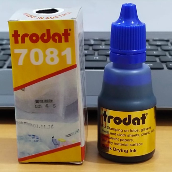 

TINTA STEMPEL TRODAT PERMANENT INK STAMP 25ML 7081 - Hitam