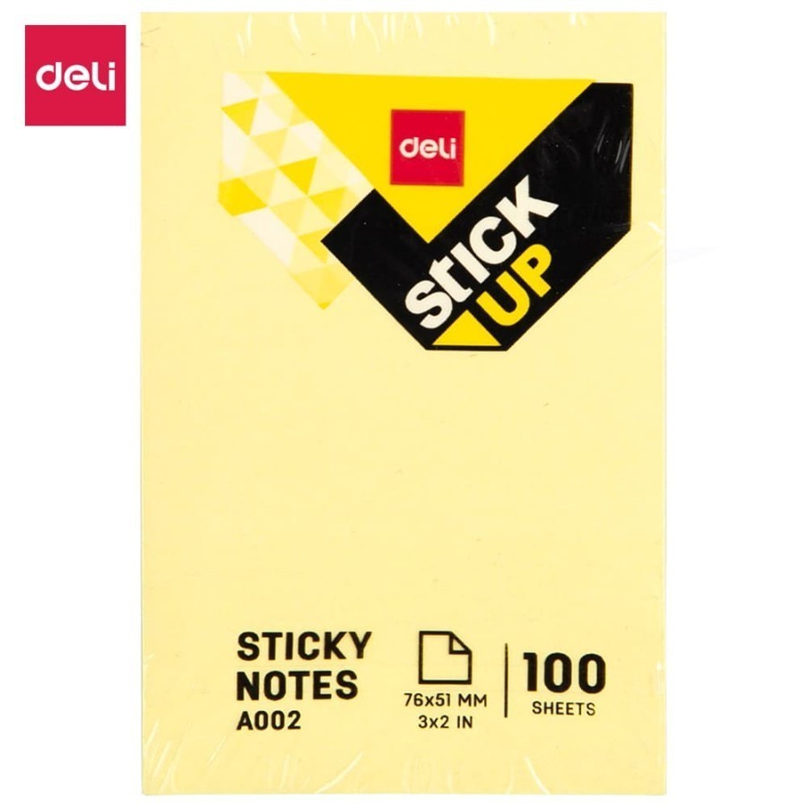 

Deli | Sticky Note Pad Notes Sticky UP | 76 x 51 mm | EA00252