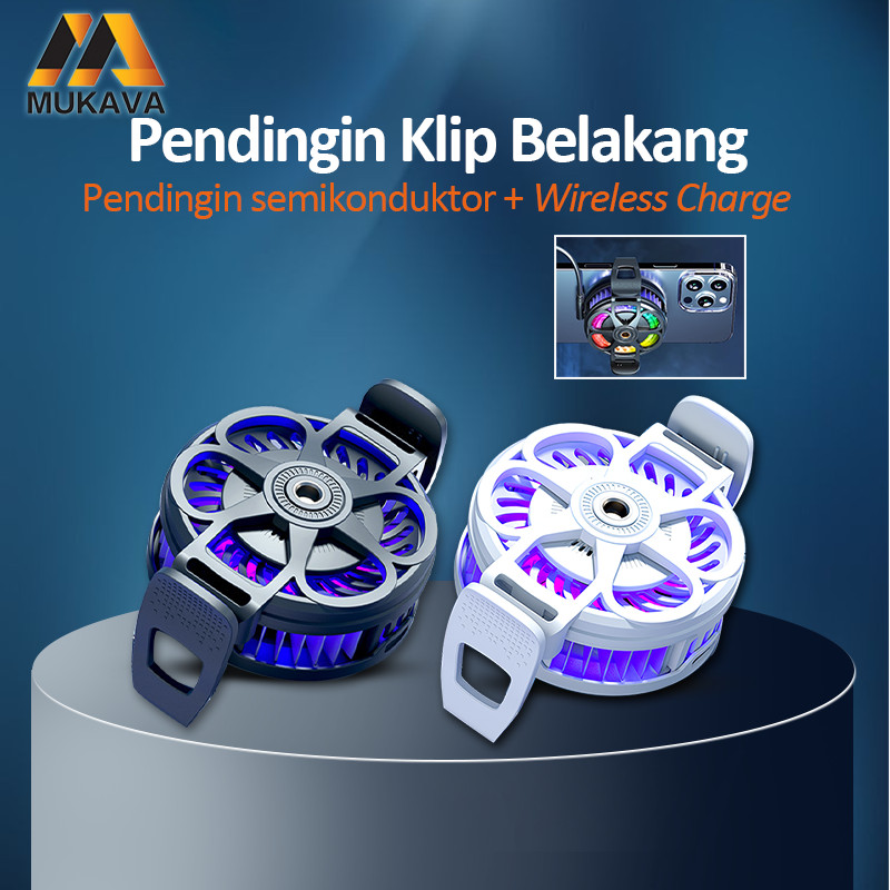 MUKAVA Fan Cooler Hp Heatsink Magnetic Semiconductor Hp Heatsink RGB Semiconductor Heatsink Dual Cor