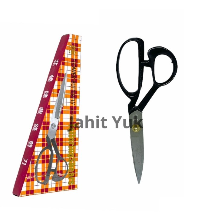 

Gunting Potong Bahan Kain BUTTERFLY / Gunting Tailor Ukuran 9" dan 10" - ukuran 9