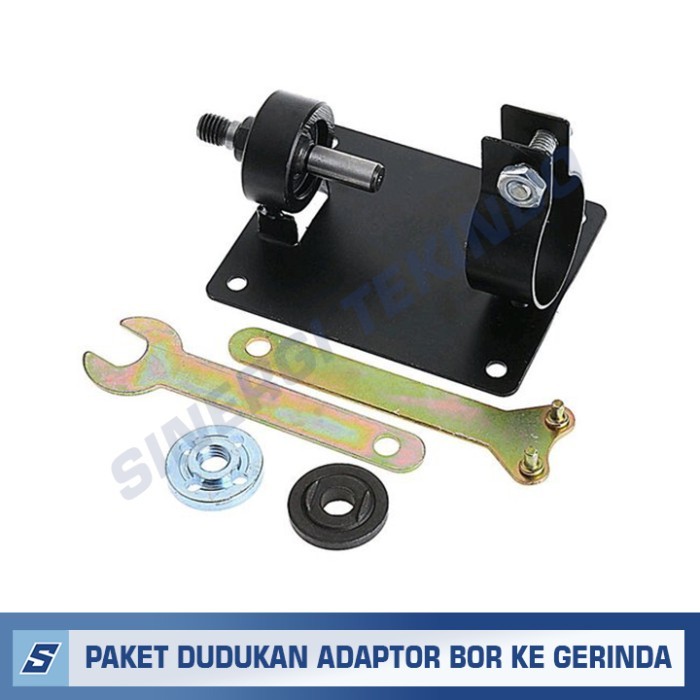 Adaptor Bor Ke Gerinda - Stand Holder Bor Tangan Gerinda Meja Circular