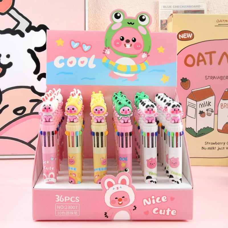 

(1 PCS) Pen 10 Warna Loopy Nice Cute Characters