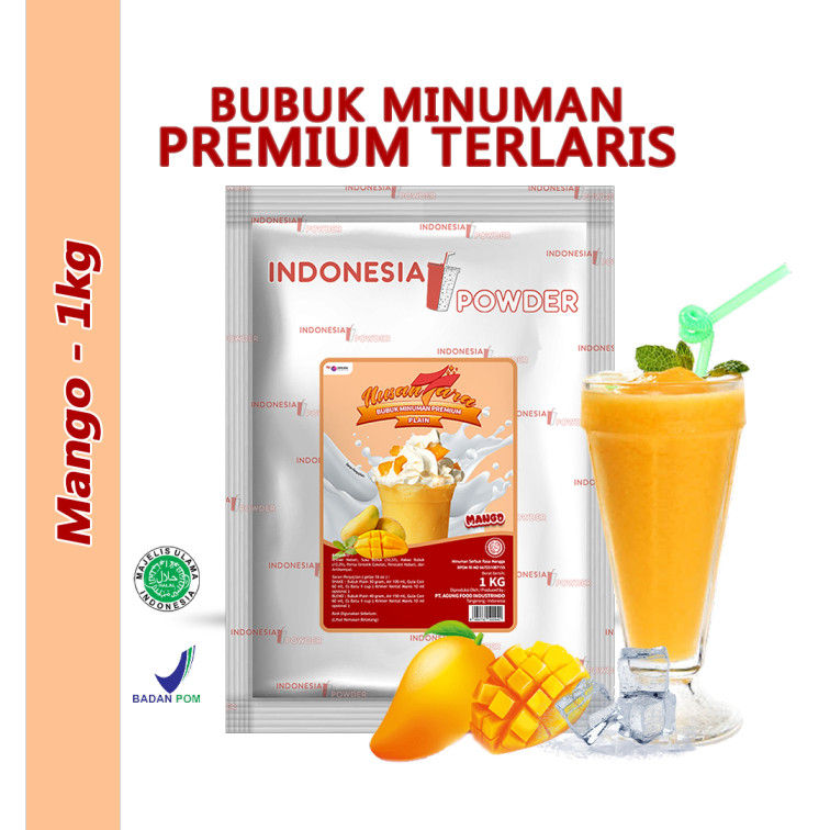 

Mango 1Kg Plain / Nusantara Powder Bubuk Minuman Premium Plain (Tanpa Gula)