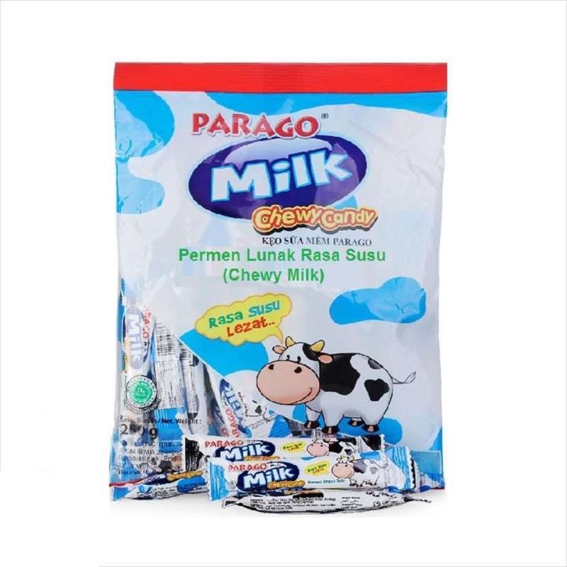 

PARAGO Milk Chewy Candy Permen Susu 1 pack isi 31 pcs x @8gr