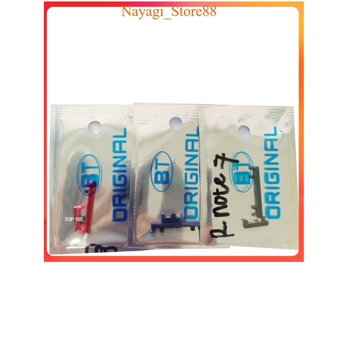 Tombol Luar ON OFF Volume Xiaomi Redmi Note 7 Tombol On Off Redmi - Hitam