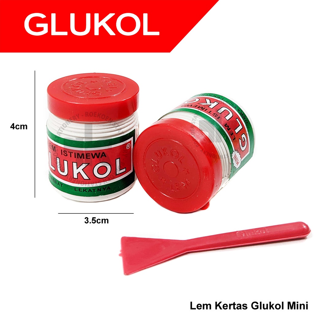 

GLUKOL LEM KERTAS KECIL PACK ISI 24PCS