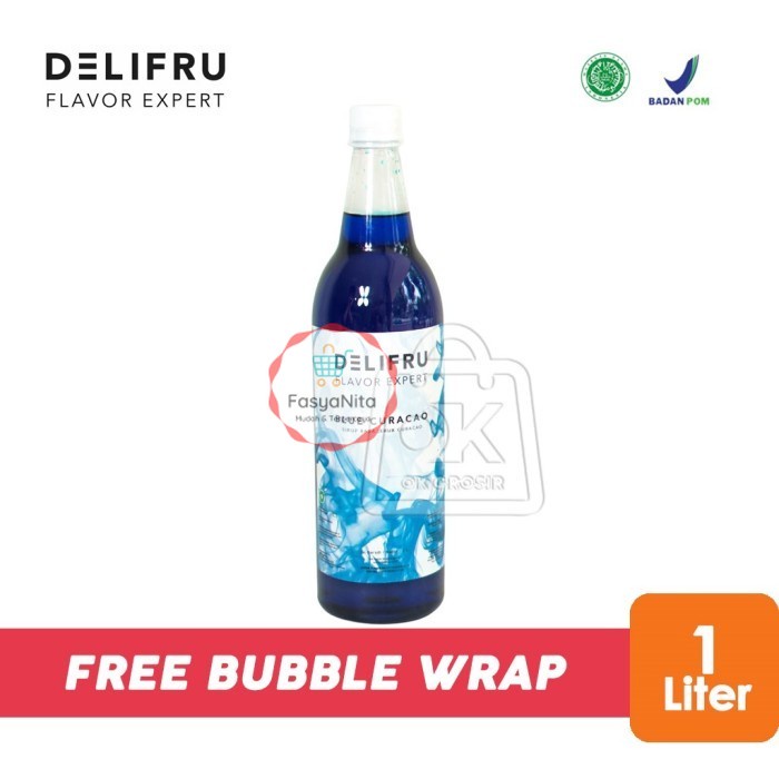 

Delifru Syrup Blue Curacao - Sirup Kurasao Biru[Botol Plastik 1 Liter] - FasyAnita Mart Denpasar