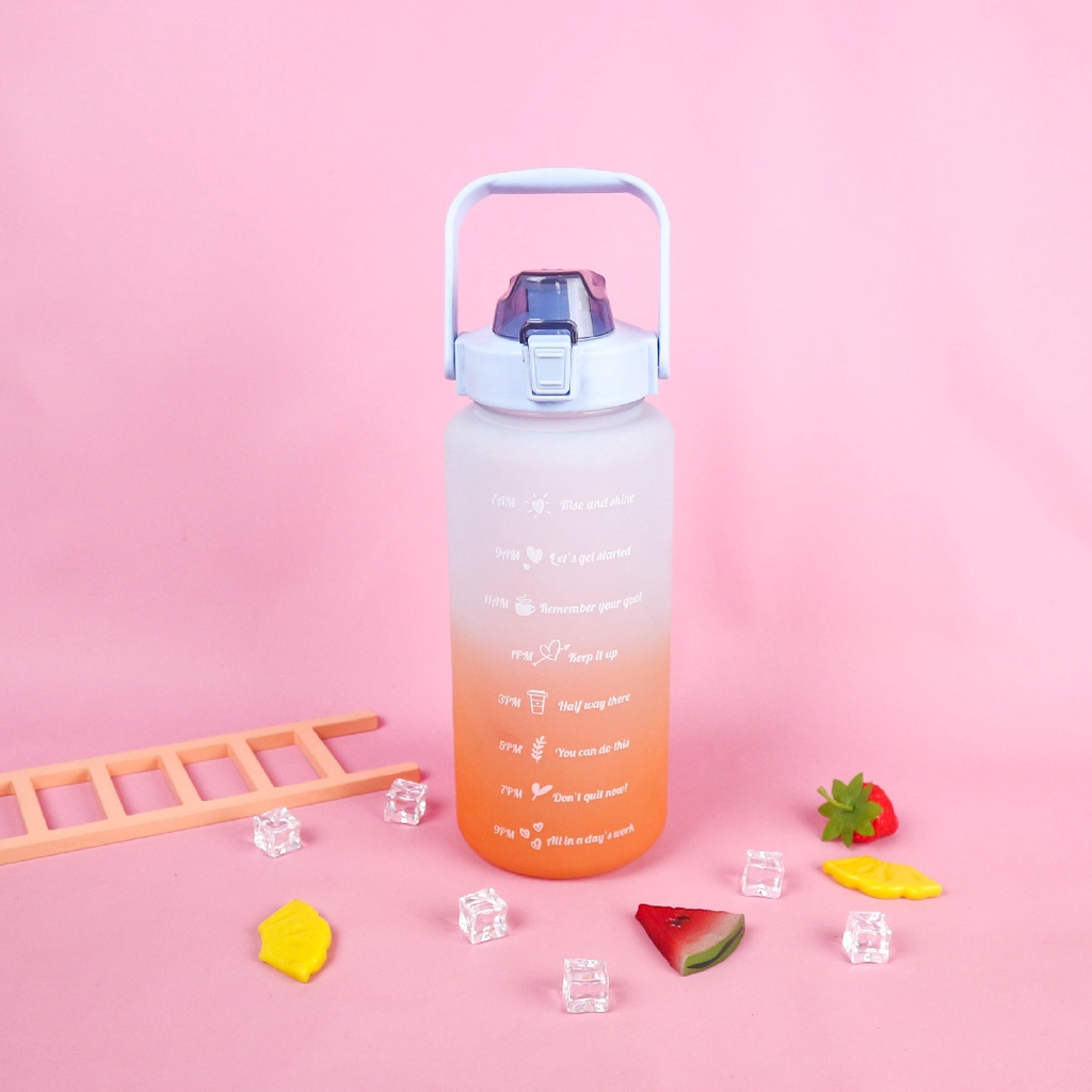 Botol Minum 2 Liter Warna Gradasi BPA FREE