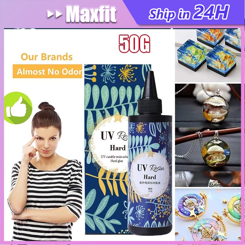 

50g Resin UV Bening Resin Hard DIY Resin Clear Bening Resin Ultraviolet Craft DIY Craft Resin Handmade Jewelry Ultraviolet Curing