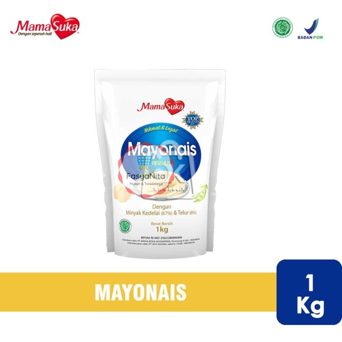 

Mayonais Mamasuka / Mayonaise / Saus Mayo (1 Kg) - FasyAnita Mart Denpasar