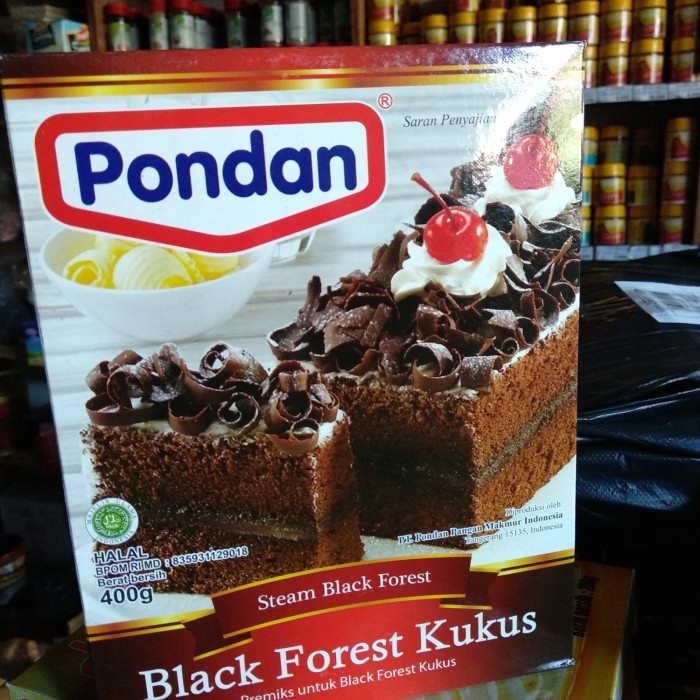 

Bisa COD Murmer Premix Black Forest Kukus Pondan 400gr