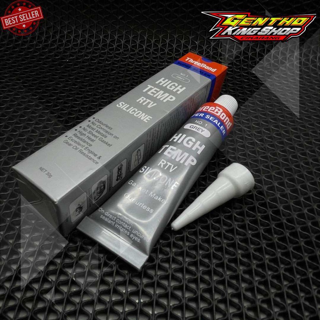 Lem Threebond SUPER SEALER NO.1 HIGH Temp RTV Silicone Grey ( Abu Abu ) 30gr lem paking motor