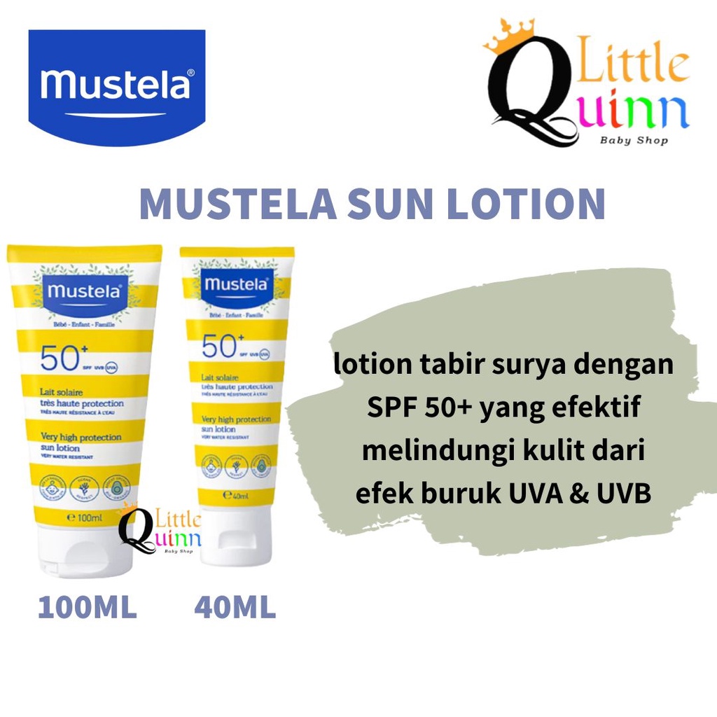 MUSTELA High Protection SUN LOTION SPF50+ Sunblok anak