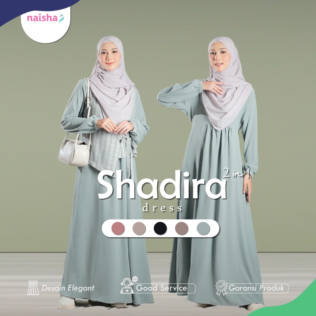 NAISHA OFFICIAL - Shadira Dress | Dress with Korean Vest