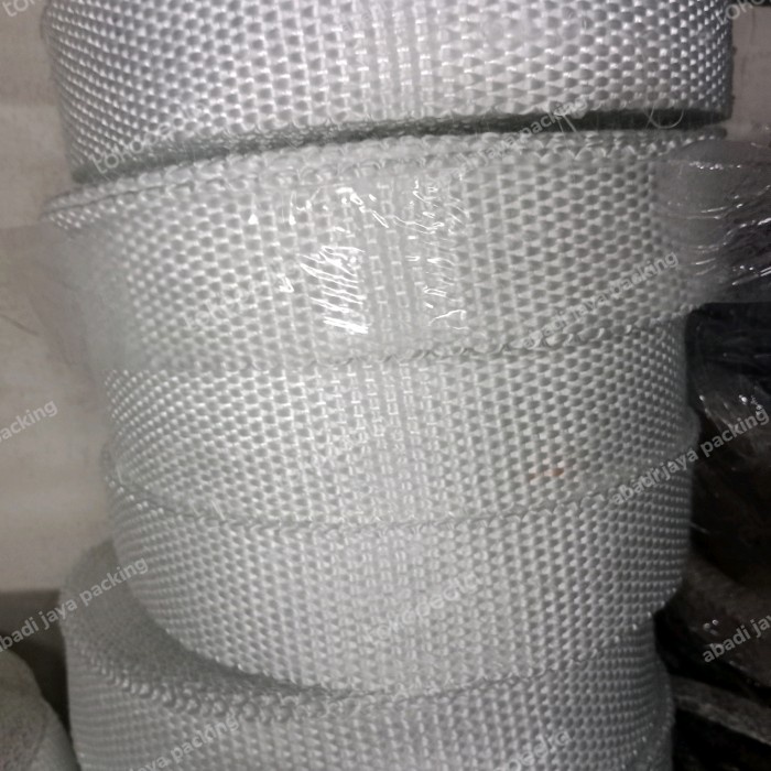 

ceramic fiberglass tape 5cm / 2" isolaso fiber pita kain pembungkus