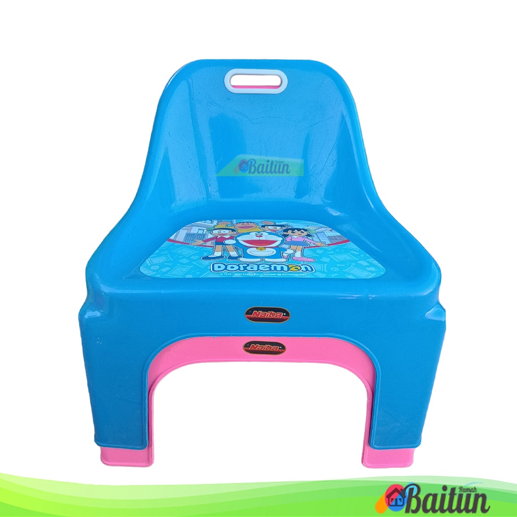 Baitun Kursi Kecil Plastik Naiba | Jengkok Bangku Tempat Duduk Anak Motif / Kids Chair