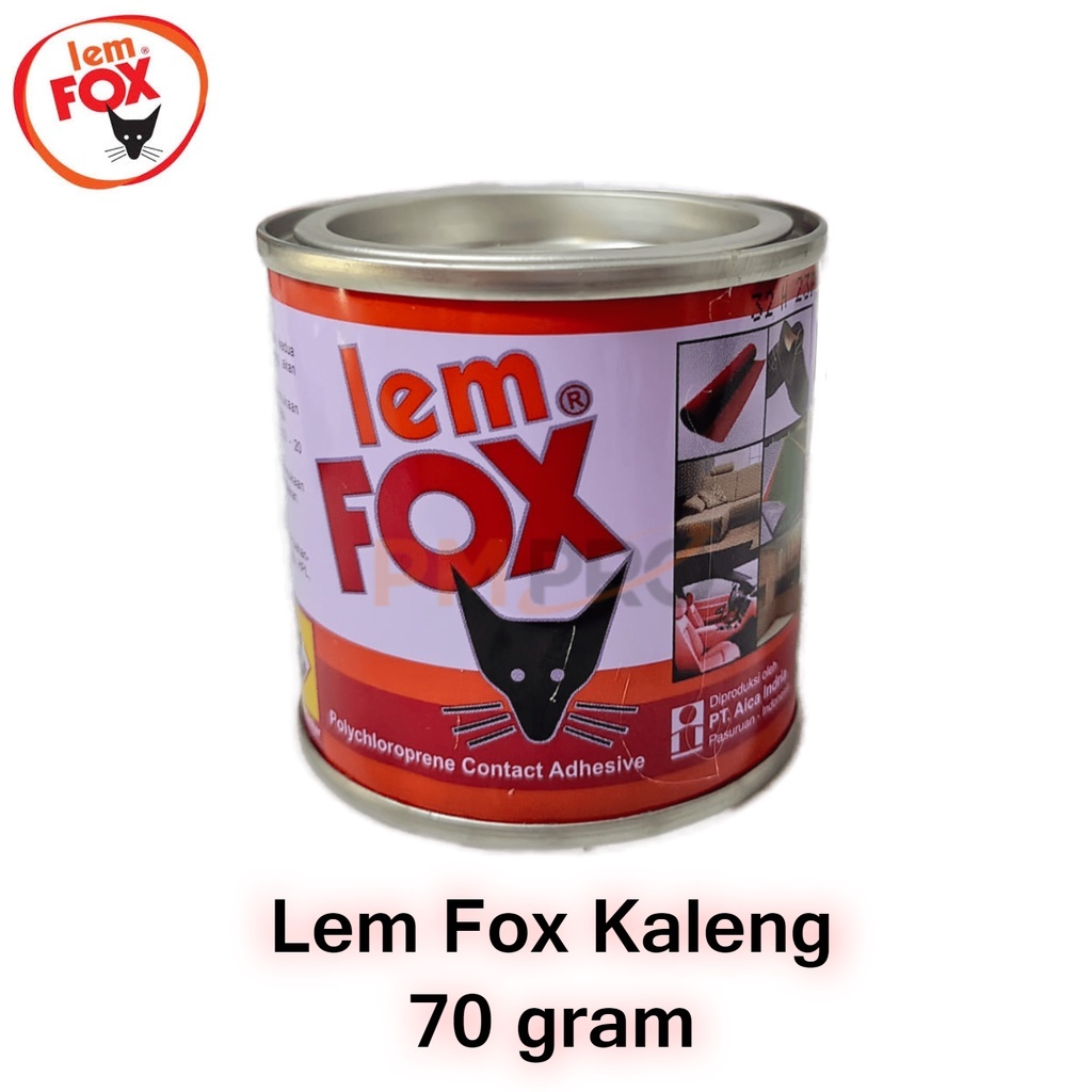 

Lem Fox Kuning Kaleng 70 Gram /Lem Kayu Karet Busa Sendal Super Kuat Dan Cepat Kering Bisa Juga Buat Layangan Plastik Serbaguna Murah Berkualitas Gratis Ongkir