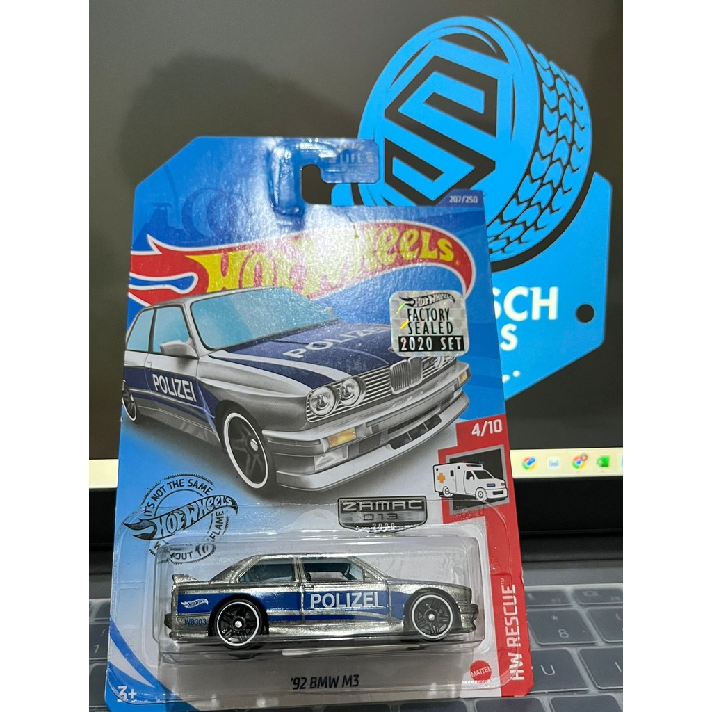 Hot Wheels 92 BMW M3 ZAMAC Hotwheels FS 2020