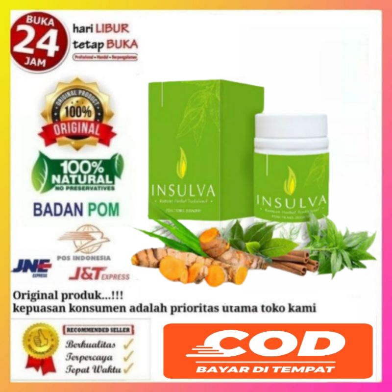 

Insulva Asli Original BPOM Obat Diabetes Kencing Manis Herbal Rekomendasi Dokter