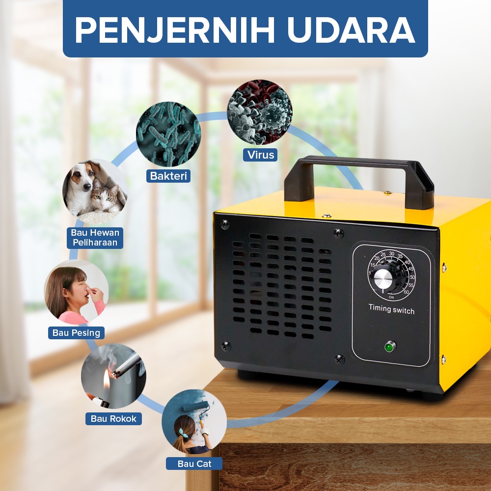Mesin Ozon Ozone Generator Alat Sterilisasi Sterilizer Ruangan