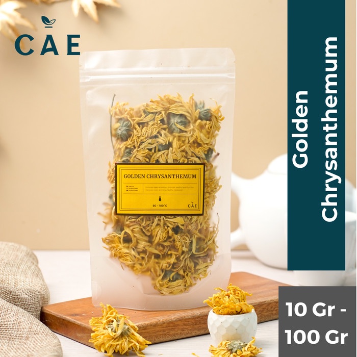 

Golden Chrysanthemum Bunga Krisan Emas Flower Tea Teh Kuning 10 Gram - 100 Gram