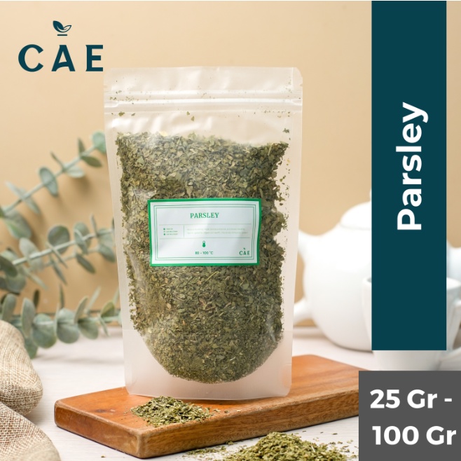 

Daun Parsley Peterseli Kering Dried Flakes Rempah Organik Natural Pure Premium 25 Gram - 100 Gram